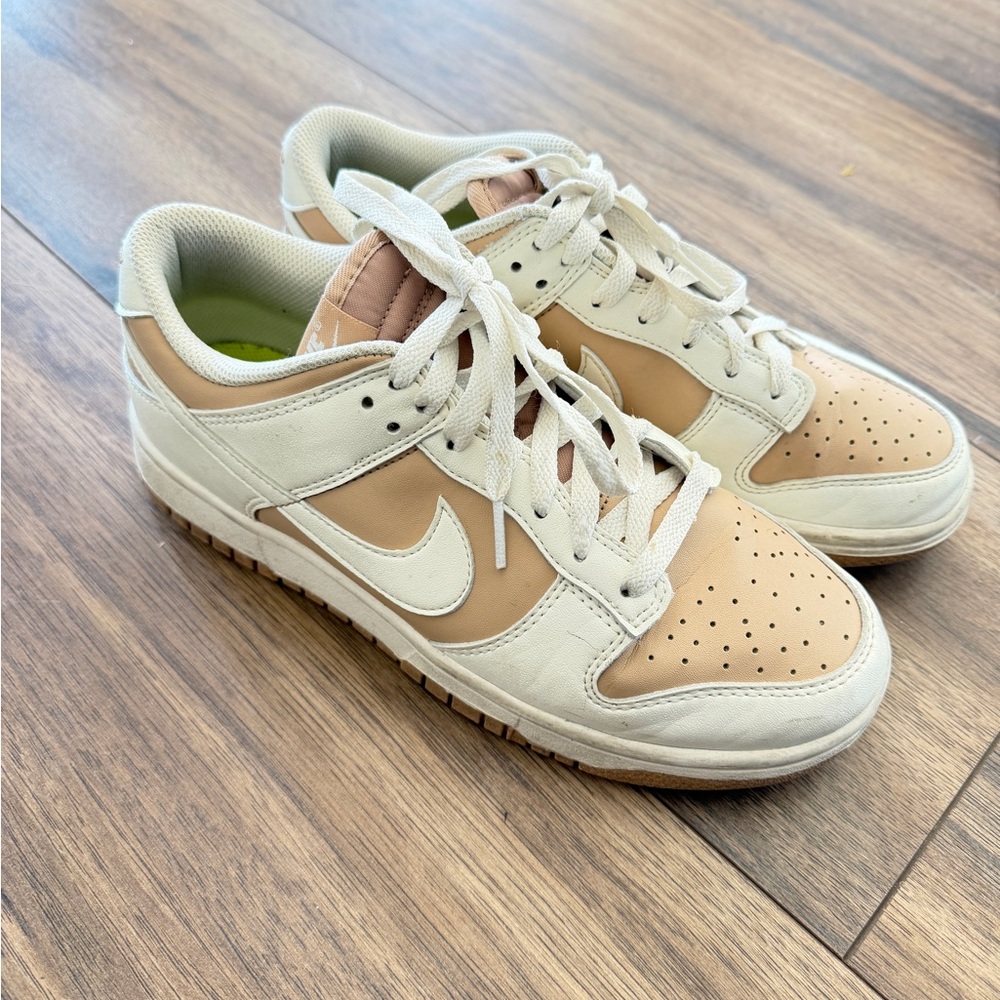 Nike Cream and Tan Sneakers
